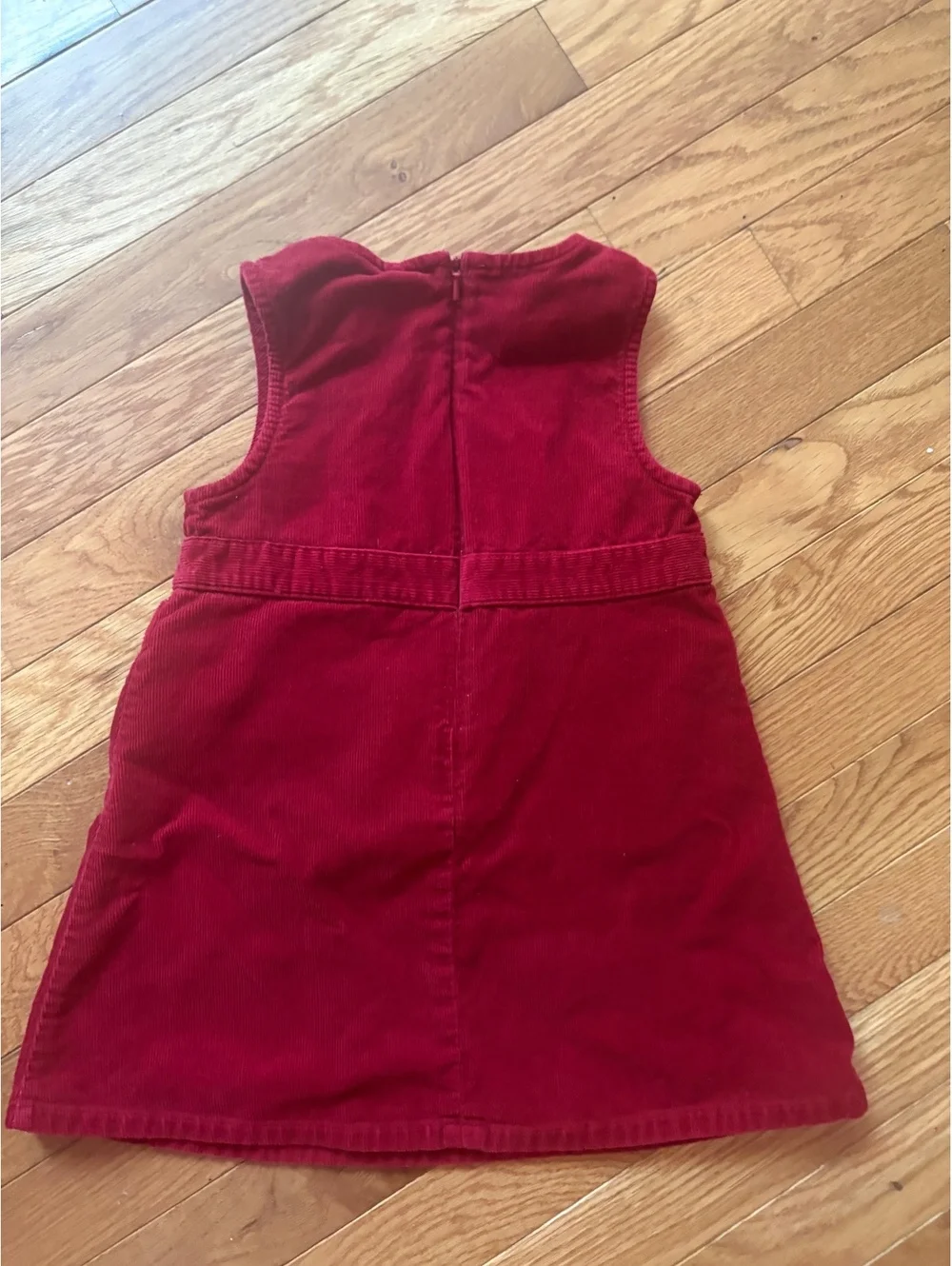 Gymboree Girls 3T Red Corduroy Dress with Panda Applique
